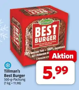 Markant Tillman's best burger Angebot