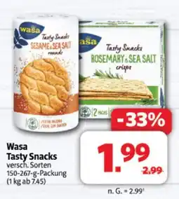 Markant Wasa tasty snacks Angebot