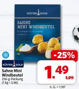 Markant Küsten gold sahne mini windbeutel Angebot