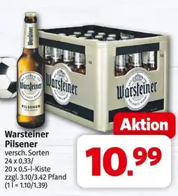 Markant Warsteiner pilsener Angebot