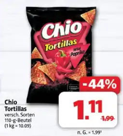 Markant Chio tortillas Angebot