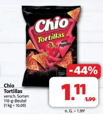 Markant Chio tortillas Angebot