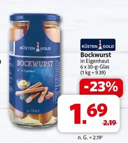 Markant Küsten gold bockwurst Angebot