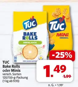 Markant Tuc bake rolls oder minis Angebot