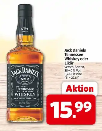 Markant Jack daniels tennessee whiskey oder likör Angebot