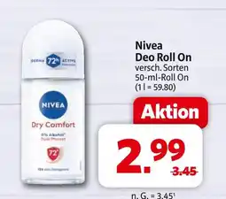 Markant Nivea deo roll on Angebot
