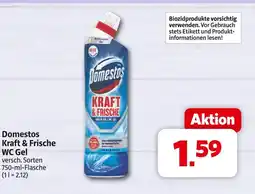 Markant Domestos kraft & frische wc gel Angebot