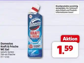 Markant Domestos kraft & frische wc gel Angebot