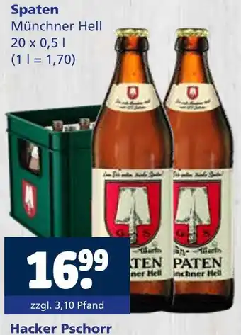 Getränkewelt Spaten münchner hell Angebot