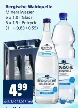 Getränkewelt Bergische waldquelle mineralwasser Angebot