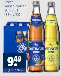Getränkewelt Oettinger eistee Angebot