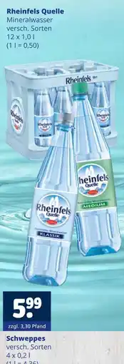 Getränkewelt Rheinfels quelle mineralwasser Angebot