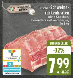 Edeka Meinland edeka frischer schweinerückenbraten Angebot