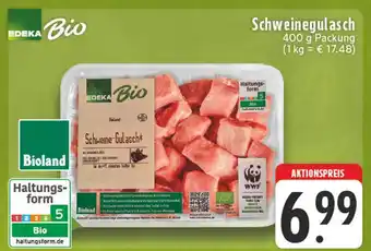 Edeka Edeka bio schweinegulasch Angebot