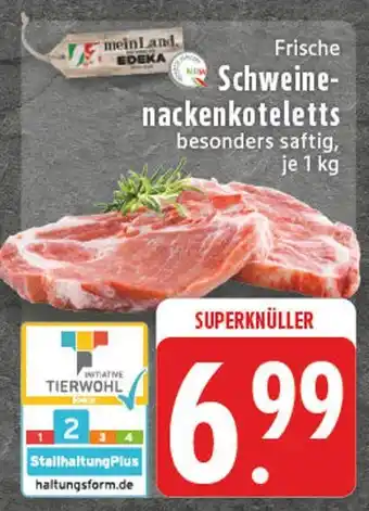 Edeka Meinland edeka frische schweinenacken-koteletts Angebot