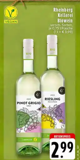 Edeka Rheinberg kellerei pinot grigio oder riesling Angebot