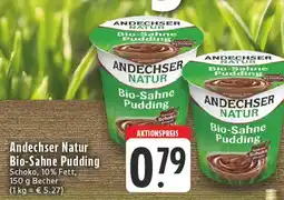 Edeka Andechser natur bio-sahne pudding Angebot