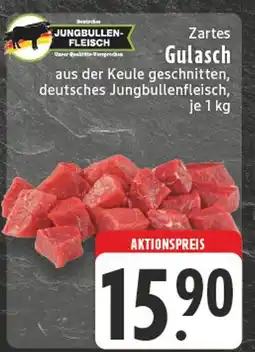 Edeka Jungbullen-fleisch zartes gulasch Angebot