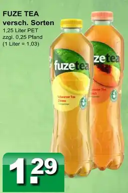 Getränkeparadies Gefromm Fuze tea Angebot