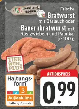 Edeka Meinland edeka bratwurst oder bauernbratwurst Angebot