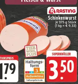 Edeka Rasting schinkenwurst Angebot