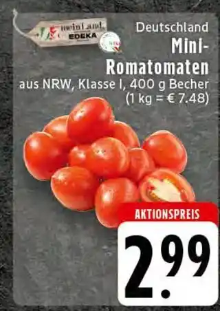 Edeka Edeka mini-romatomen Angebot
