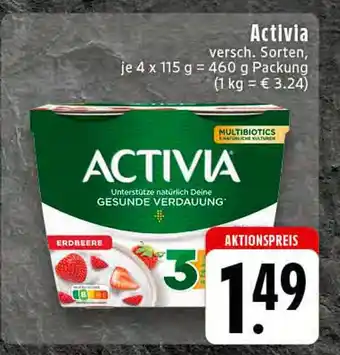 Edeka Activia erdbeere Angebot