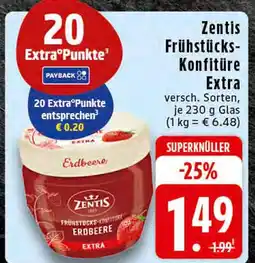 Edeka Zentis frühstücks-konfitüre extra Angebot