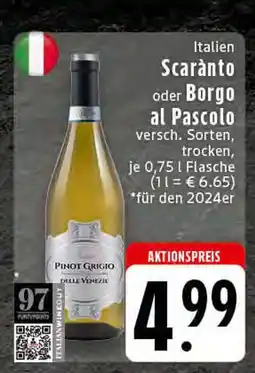 Edeka Scaranto oder borgo al pascolo Angebot