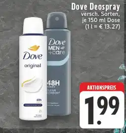 Edeka Dove dove deospray Angebot