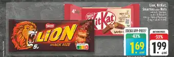 Edeka Nestlé lion, kitkat, smarties oder nuts Angebot