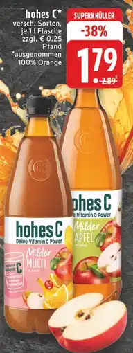 Edeka Hohes c milder multi oder milder apfel Angebot