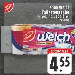 Edeka Gut & günstig sooo weich toilettenpapier Angebot