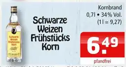 Getränke Oase Schwarze weizen frühstücks korn kornbrand Angebot
