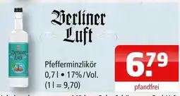 Getränke Oase Berliner luft pfefferminzlikör Angebot