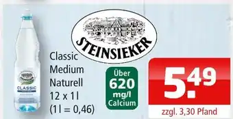 Getränke Oase Steinsieker classic medium naturell Angebot