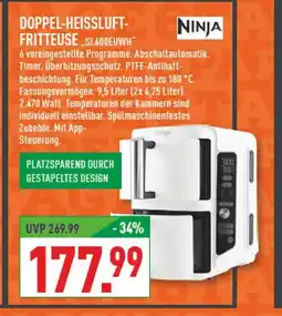 Marktkauf Ninja doppel-heißluft-fritteuse Angebot