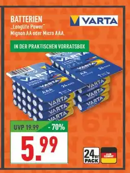 Marktkauf Varta batterien Angebot