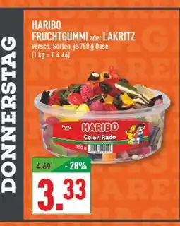 Marktkauf Haribo fruchtgummi oder lakritz Angebot