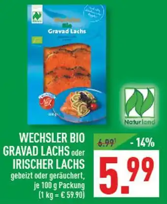 Marktkauf Wechsler bio gravad lachs oder irischer lachs Angebot