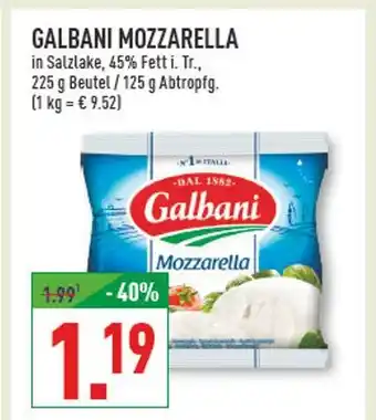 Marktkauf Galbani mozzarella Angebot