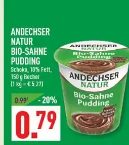 Marktkauf Andechser natur bio-sahne pudding Angebot