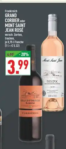 Marktkauf Grand corbier oder mont saint jean rosé Angebot