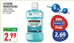 Marktkauf Listerine mundspülung Angebot