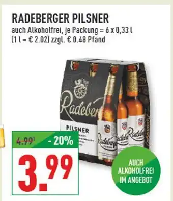 Marktkauf Radeberger pilsner Angebot