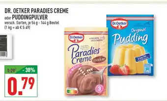Marktkauf Dr. oetker paradies creme oder puddingpulver Angebot