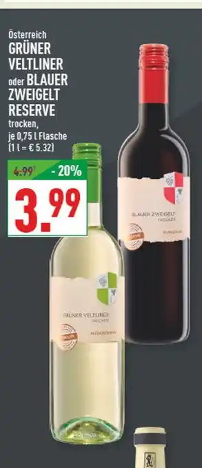 Marktkauf Grüner veltliner oder blauer zweigelt reserve Angebot