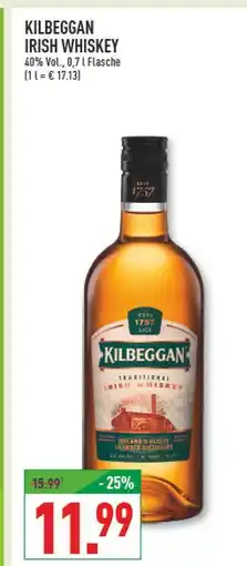 Marktkauf Kilbeggan irish whiskey Angebot