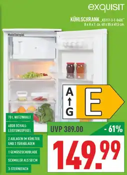 Marktkauf Exquisit kühlschrank Angebot