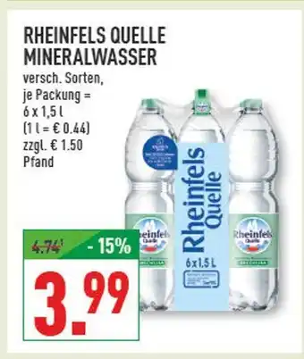Marktkauf Rheinfels quelle mineralwasser Angebot
